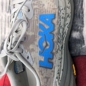 Hoka One L Speedgoat 6 Mens 10 Trail Running Shoe Sneaker Gray Hiking Trainer